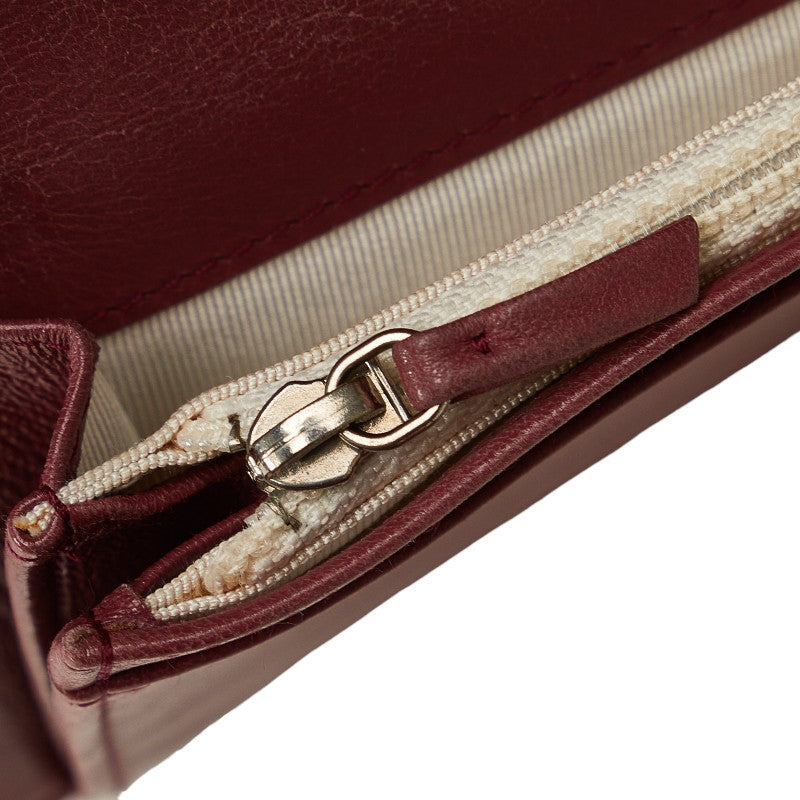 Top Quality Chanel Matrace Cocomark Long Wallet Two Foldable Wallet Pink Leather Lady Chanel