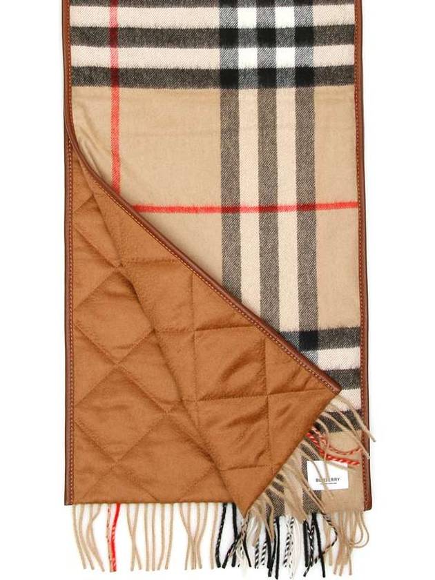 Burberry Padded Check Scarf Beige
