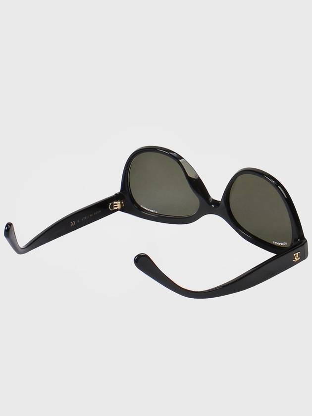 Eyewear Butterfly Acetate Sunglasses Gold Black Chanel