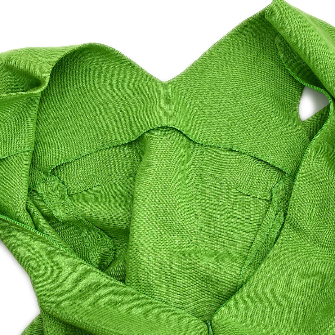 Top Quality Chanel Sleeveless Dress Green