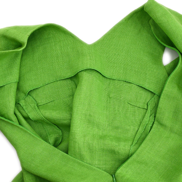 Top Quality Chanel Sleeveless Dress Green