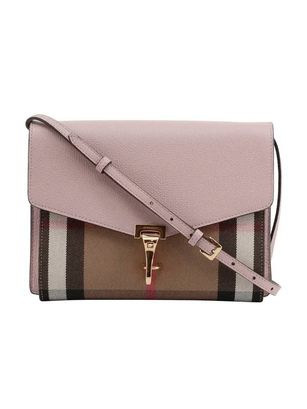 Burberry House Check Small Leather Cross Bag Pink