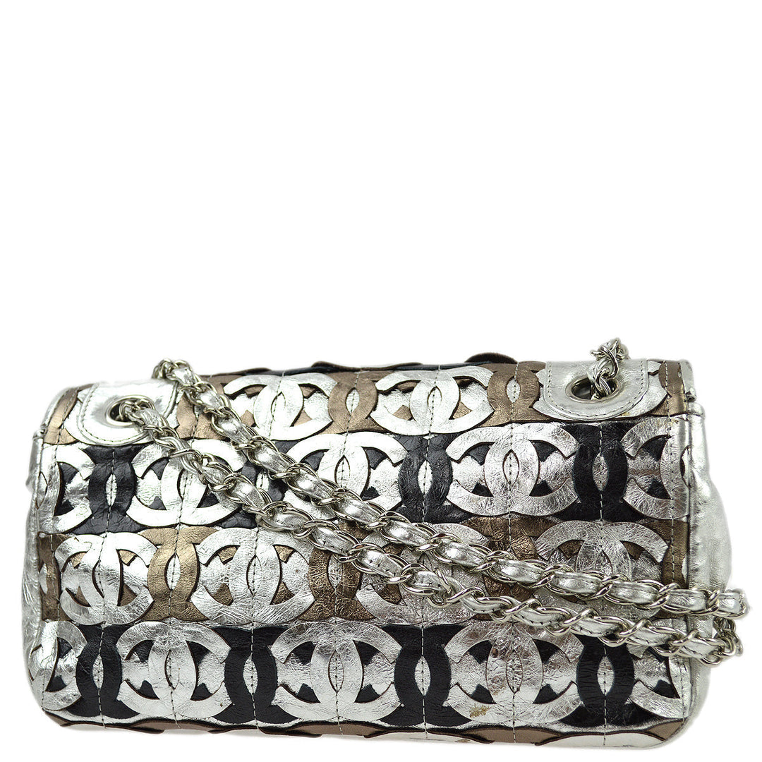 Top Quality Chanel 2006-2008 Silver leather Shoulder Bag