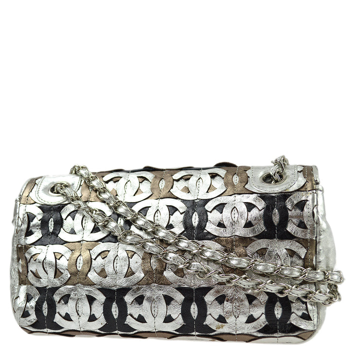 Top Quality Chanel 2006-2008 Silver leather Shoulder Bag