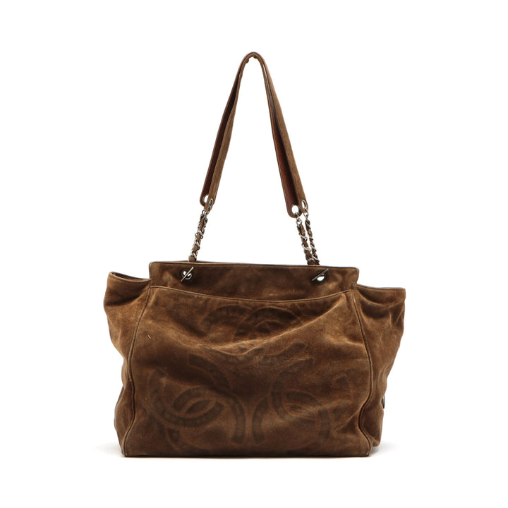 Top Quality Chanel Triple Coconut Shoulder Bag Brown Silver Gold  2nd