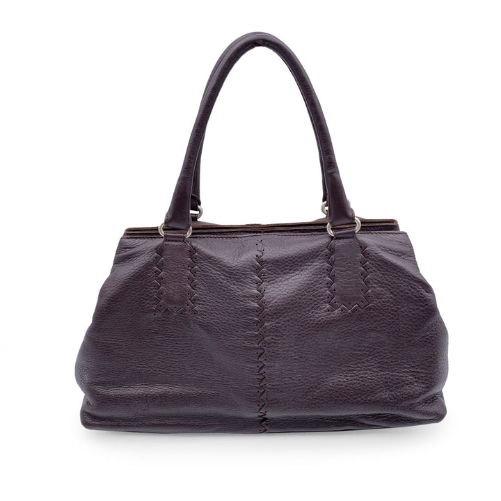 Bottega veneta Brown Leather Intrecciato Detail Tote Bag Handbag