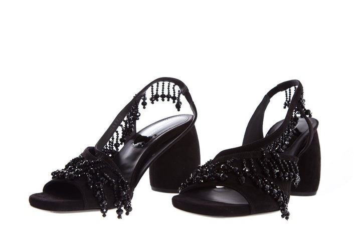 Dries Van Noten Black Sandals SZ 38 NWT