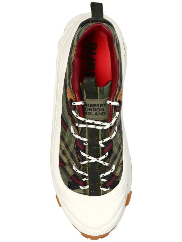 Top Quality Burberry Arthur Vintage Check Sneakers Green