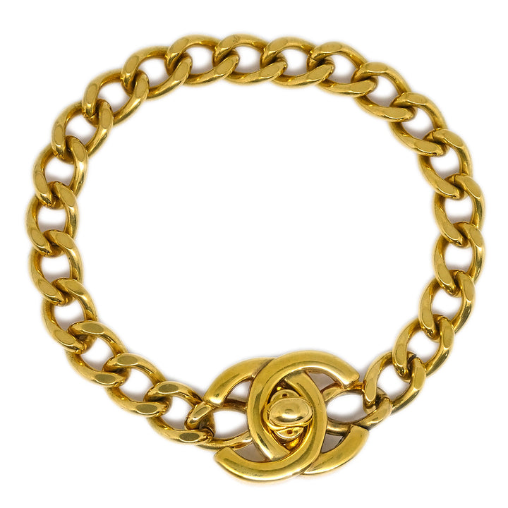 Top Quality Chanel Turnlock Chain Bracelet Gold 97P