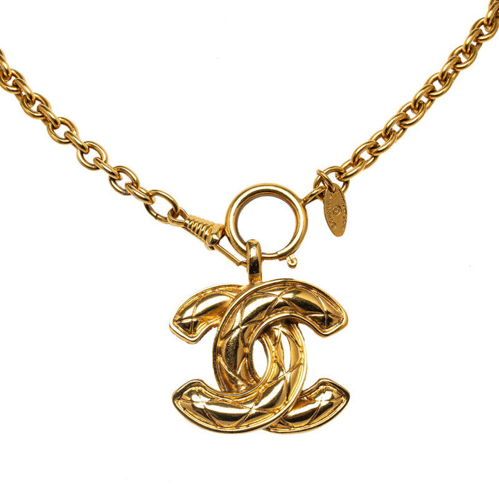 Top Quality Chanel Coco Big Matrasse Necklace G   Chanel
