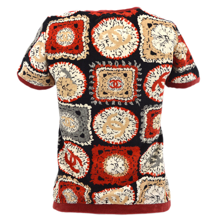 Top Quality Chanel Short Sleeve Tops Red Black 09P #34