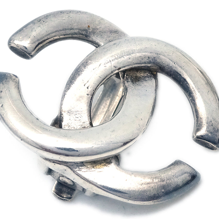 Top Quality Chanel CC Earrings Clip-On Silver 01P