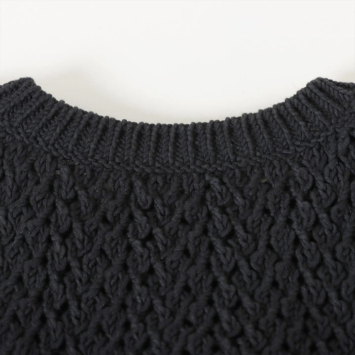 Top Quality Chanel Coconut Button P72 Silk e One Piece 36  Black