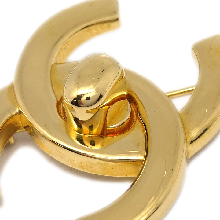 Top Quality Chanel CC Brooch Pin Gold 96A