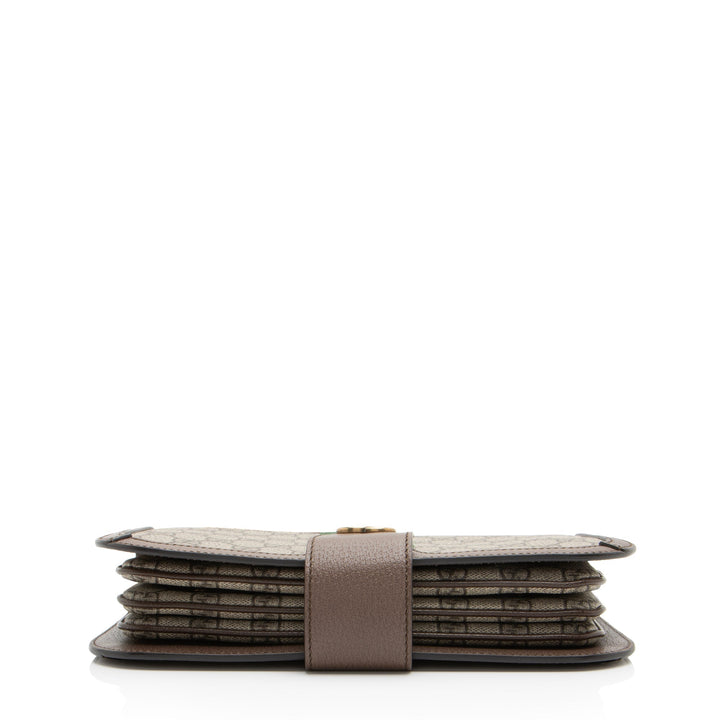 Gucci GG Supreme Ophidia Saddle Flap Crossbody