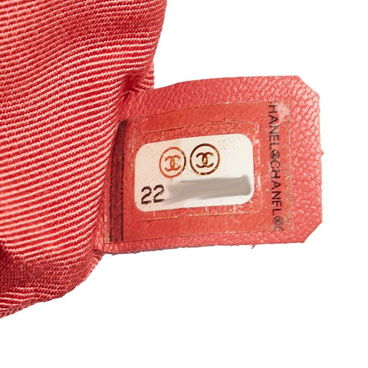 Top Quality Chanel Matrases Coco Rucksack Backpack Red Silver   Chanel