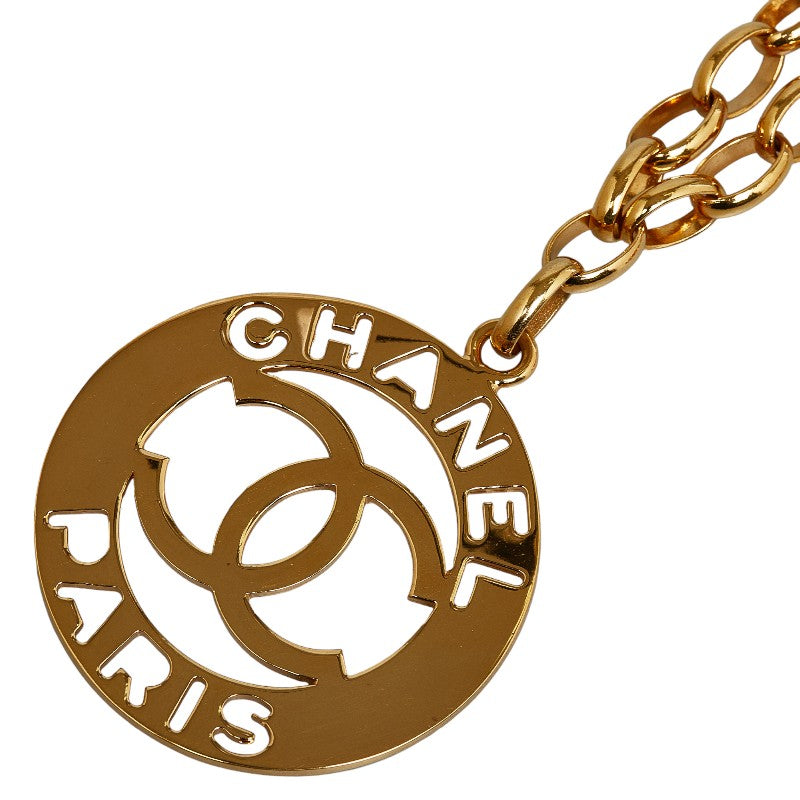 Top Quality Chanel Big Coca-Cola Necklaces Gold   Chanel