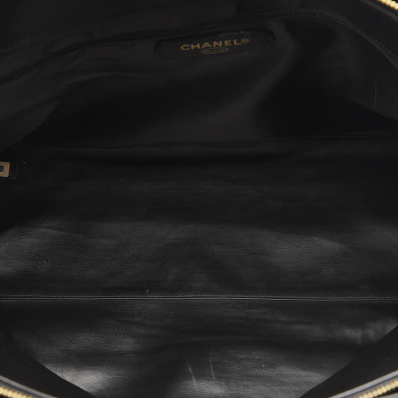 Top Quality Chanel Super Model Bag Coco Chain Tote Bag One-Shoulder Bag Black Leather  CHANEL