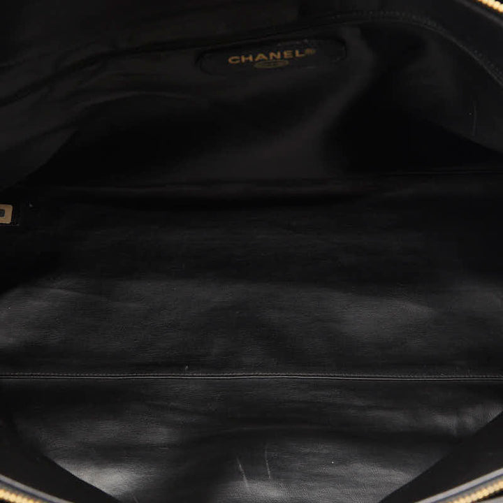 Top Quality Chanel Super Model Bag Coco Chain Tote Bag One-Shoulder Bag Black Leather  CHANEL