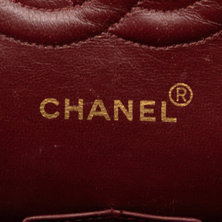 Top Quality Chanel Mattress Double Flat Chain houlder Bag No. 2 Black Gold   CHANEL