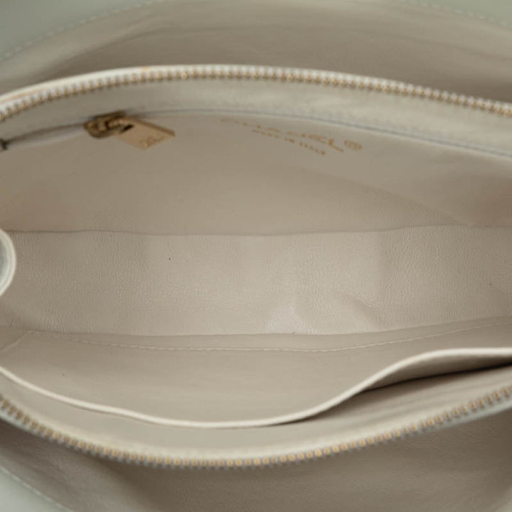 Top Quality Chanel Top Quality Chanel MATRESSE HANDBACK RAMSKIN WHITE LADY'S HANDBACK