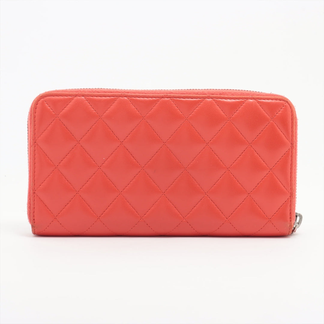 Top Quality Chanel Matrasse  Round  Wallet Red Silver Gold
