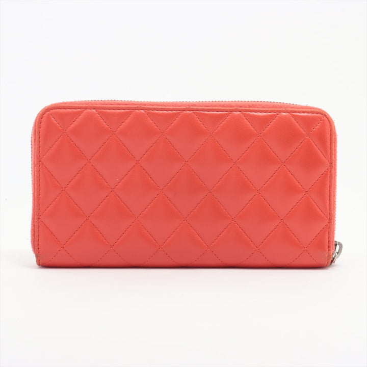 Top Quality Chanel Matrasse  Round  Wallet Red Silver Gold