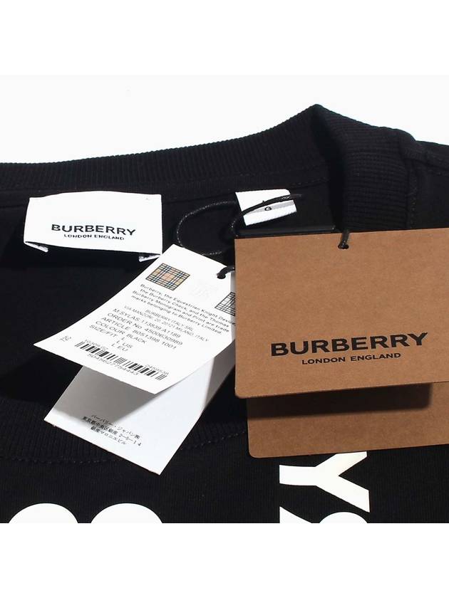 Burberry Logo Print Short Sleeve T-Shirt Black