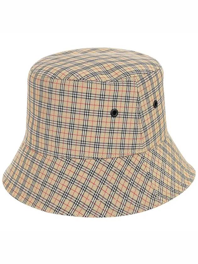 Burberry Mini Check Bucket Hat Archive Beige