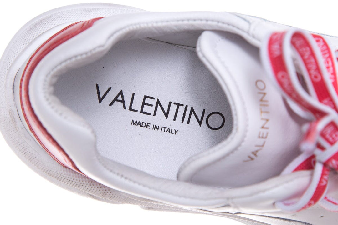 Valentino White And Red Sneakers SZ 9.5