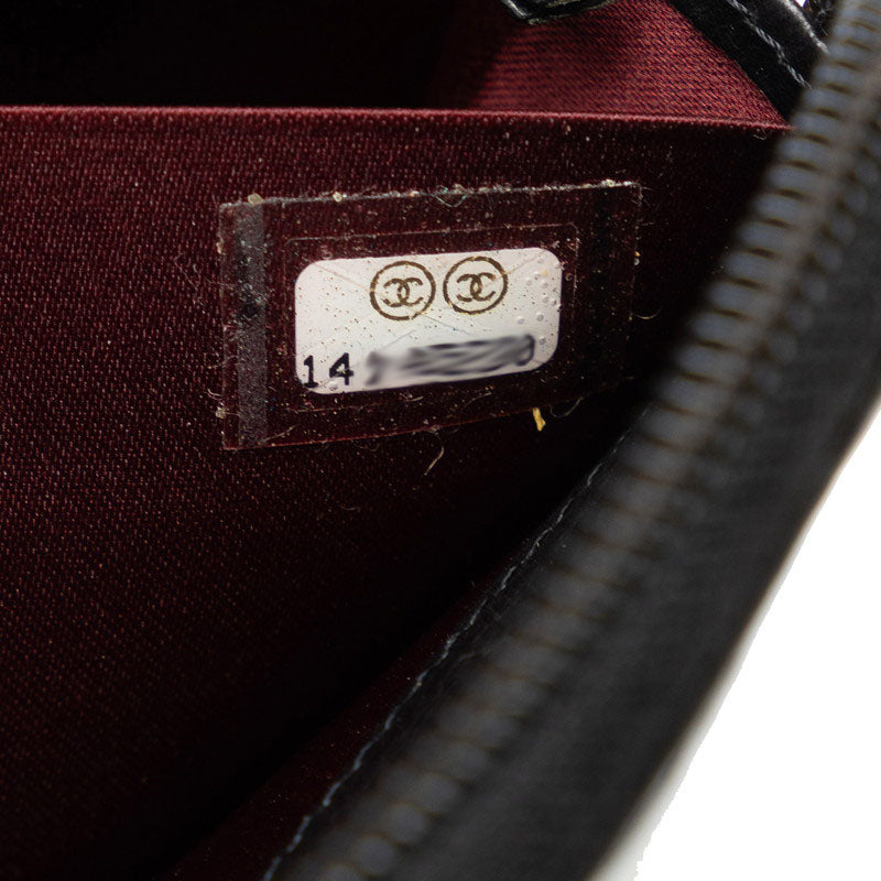 Top Quality Chanel Top Quality Chanel Mattress Long Wallet Leather Black Ladies Market