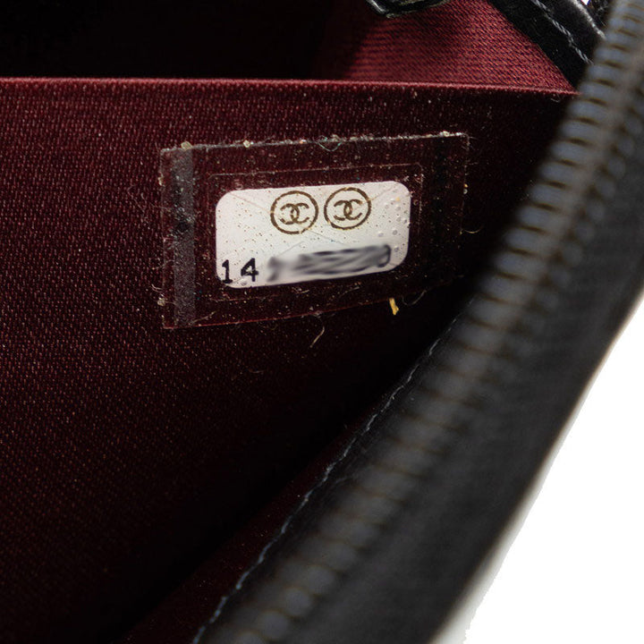 Top Quality Chanel Top Quality Chanel Mattress Long Wallet Leather Black Ladies Market
