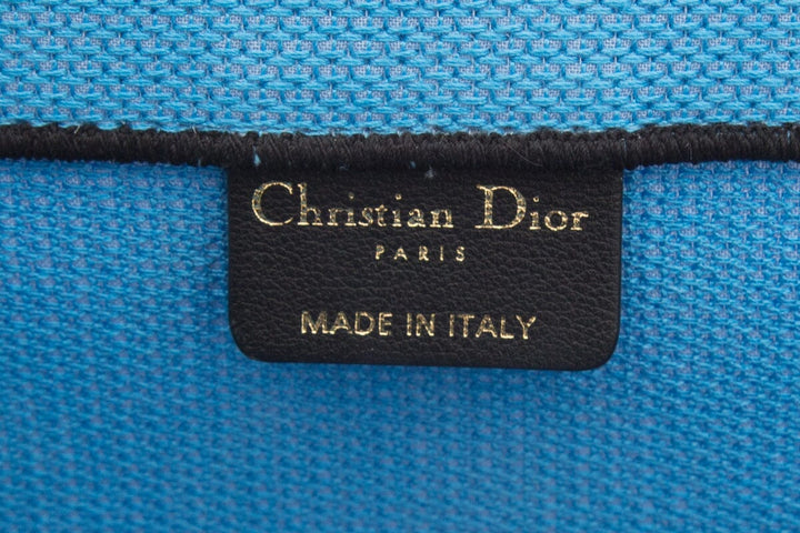 Christian Top quality Dior Pink &  Blue Zebra Printed Book Tote