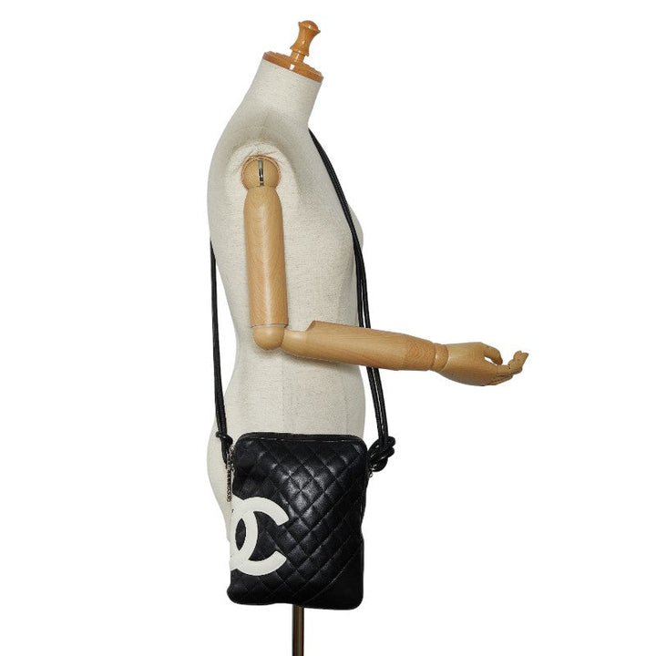 Top Quality Chanel Combon Line Killing  Shoulder Bag Black Leather  CHANEL