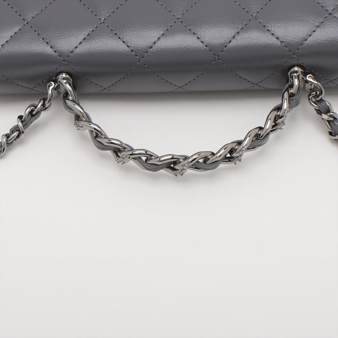 Top Quality Chanel Matrasse  2WAY Shoulder Bag Gr Silver G