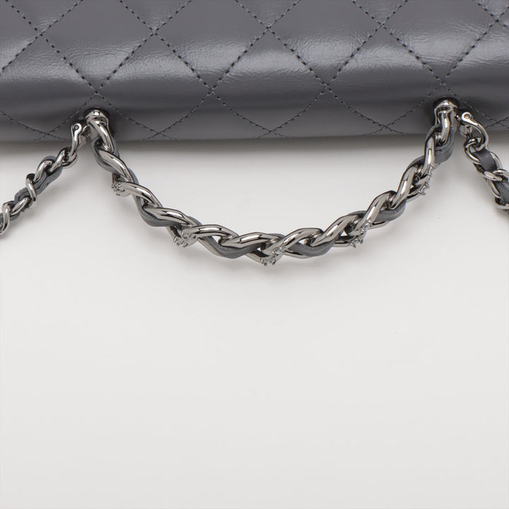 Top Quality Chanel Matrasse  2WAY Shoulder Bag Gr Silver G