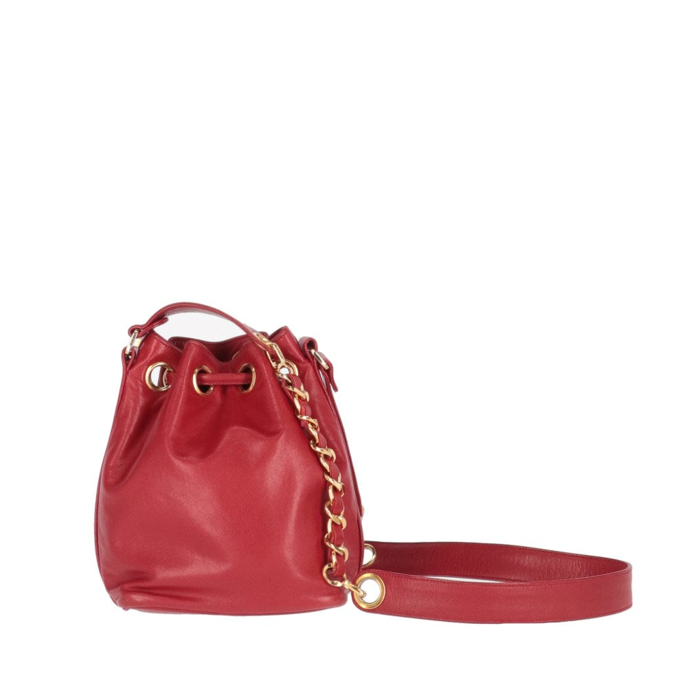 Top Quality Chanel Top Quality Chanel Red Bucket Bag