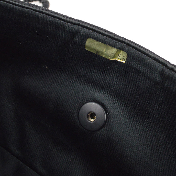 Top Quality Chanel 2000-2001 Black Jacquard New Travel Line East West