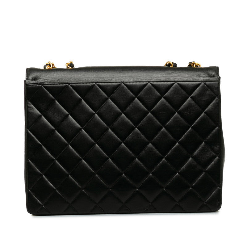 Top Quality Chanel Decamatrasse 34 Cocomark Single Flap Chain Shoulder Bag Black kin  CHANEL