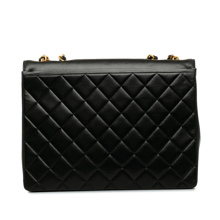 Top Quality Chanel Decamatrasse 34 Cocomark Single Flap Chain Shoulder Bag Black kin  CHANEL