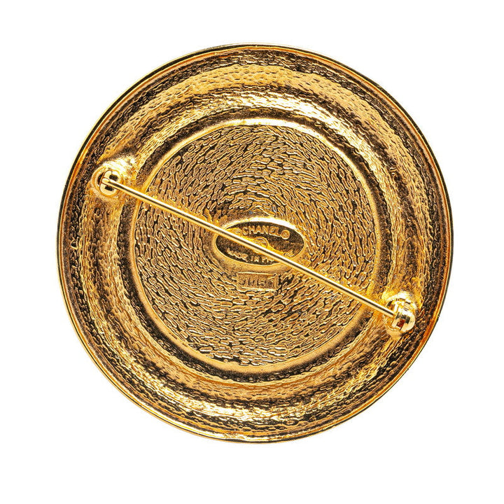 Top Quality Chanel Medal Motif Brooch Gold