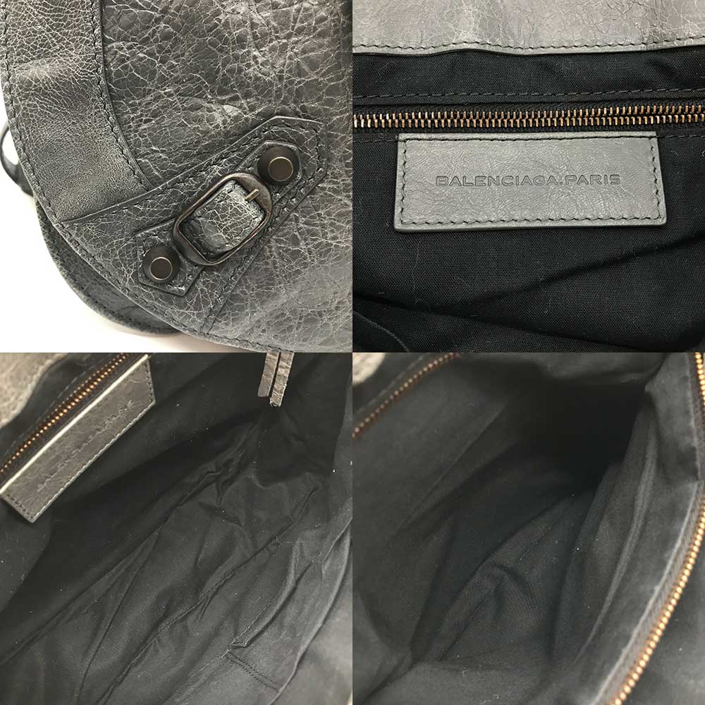 Top Quality Balenciaga Leather Classic Neo Folk Shoulder Bag 285346