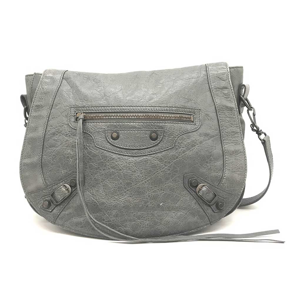 Top Quality Balenciaga Leather Classic Neo Folk Shoulder Bag 285346