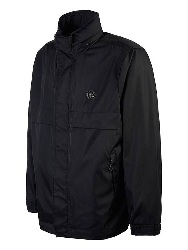 Burberry Packaway Monogram Windbreaker Black