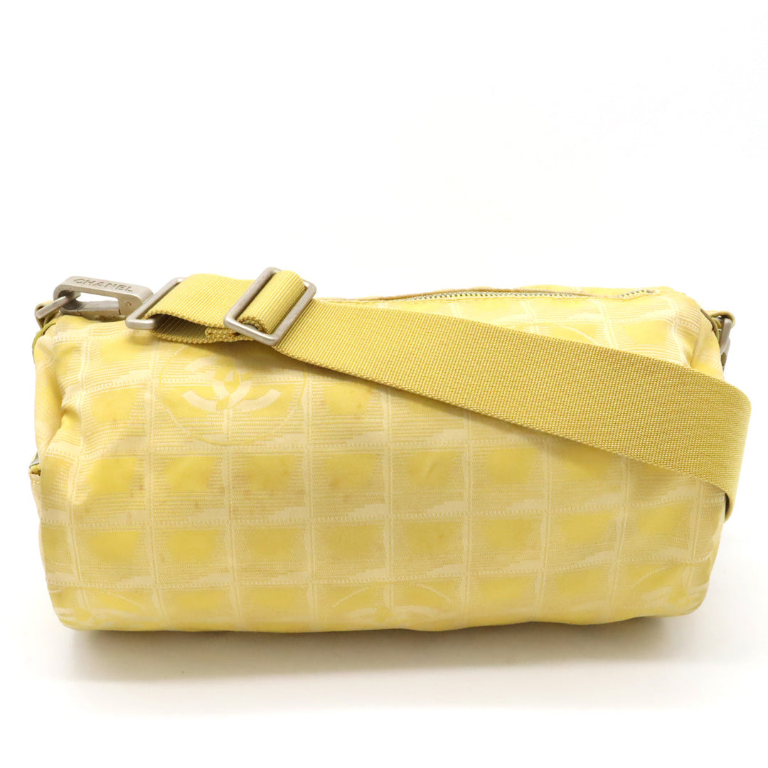Top Quality Chanel New Loveel Line Mini Roller Bag Body Bag Nylon  Leather Yellow A17669