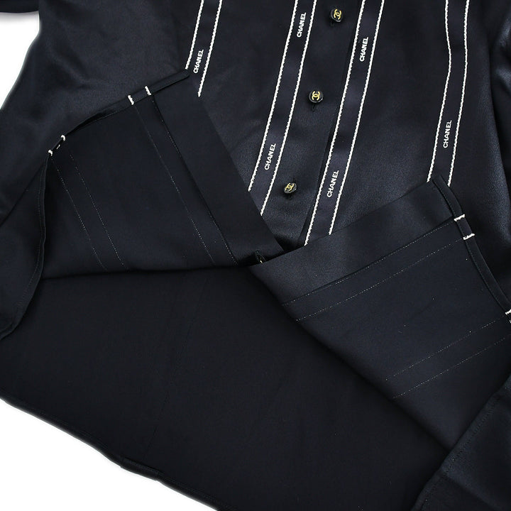 Top Quality Chanel Blouse Shirt Black 94A #38