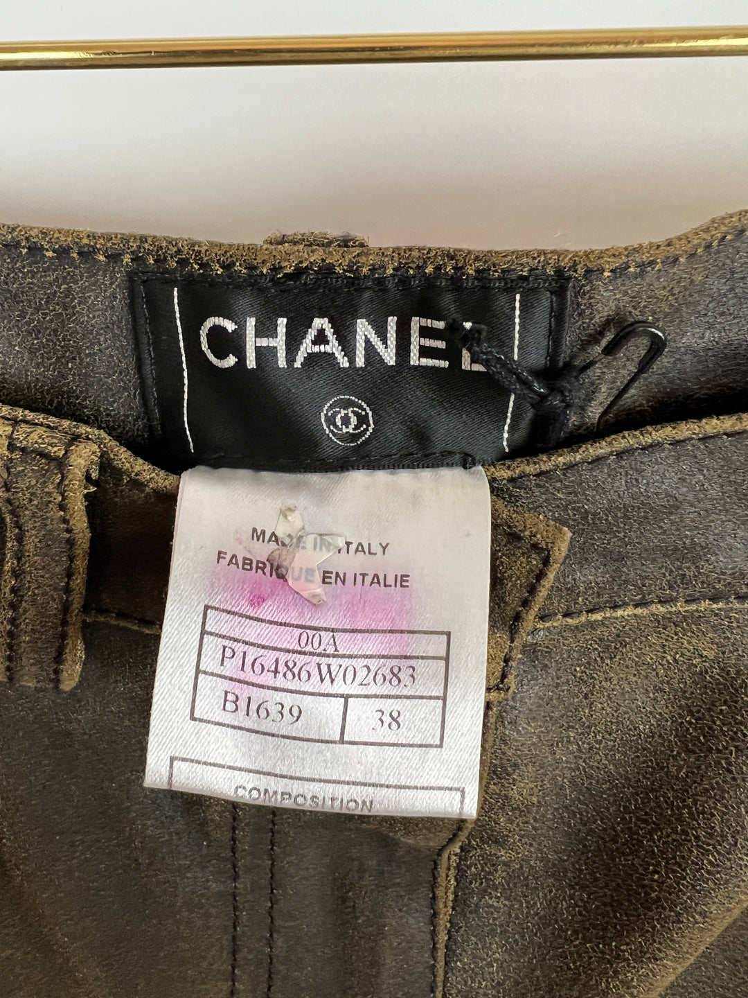 Top Quality Chanel 00/A Brown Panelled Denim Jeans Size FR 38 (UK 10)