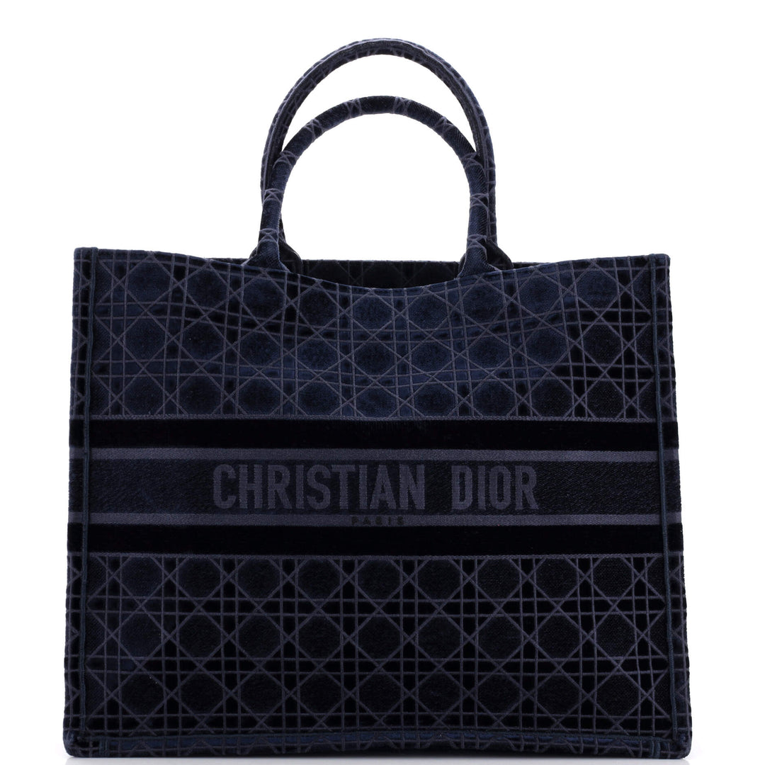 Top quality Dior Book Tote Oblique Velvet Large