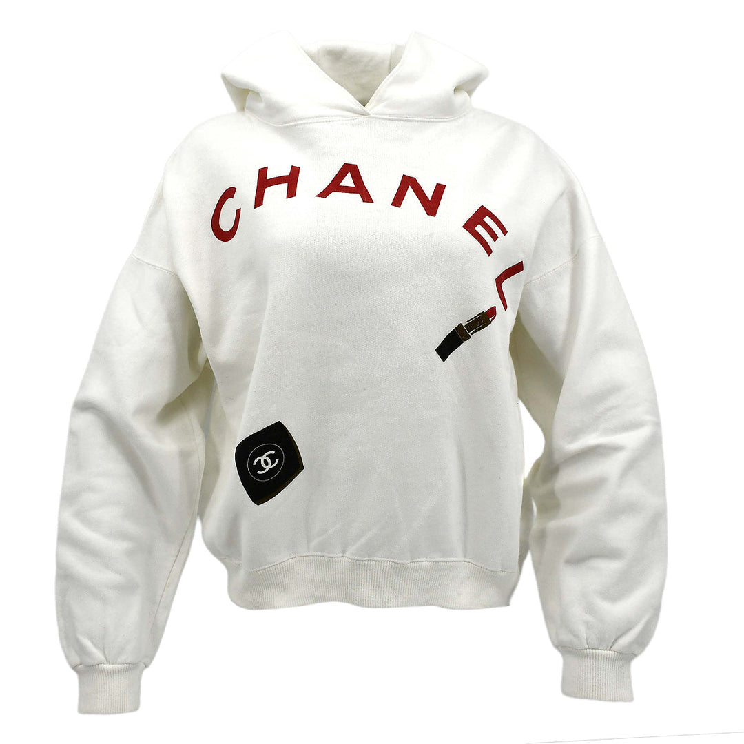 Top Quality Chanel Hoodie Sweatshirt White