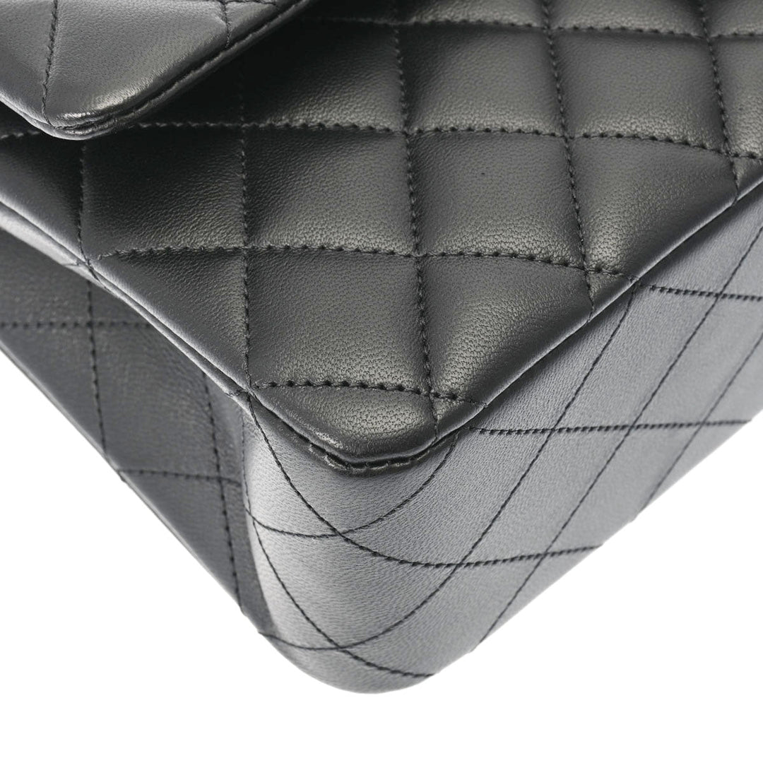 Top Quality Chanel Top Quality Chanel Mattress W Flap Chain Shelter 25cm Black Gold Tools A01112 Lady Ramskin Shelter Bag Unused
